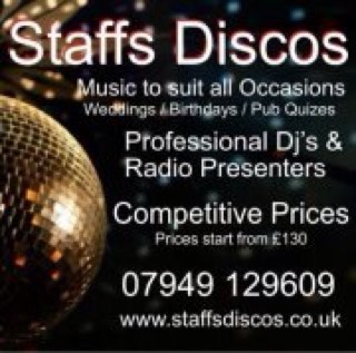 Radio Presenter and owner of Staffs Discos - Mobile Discos at competitive prices starting from £160. All views on here are my own !!
