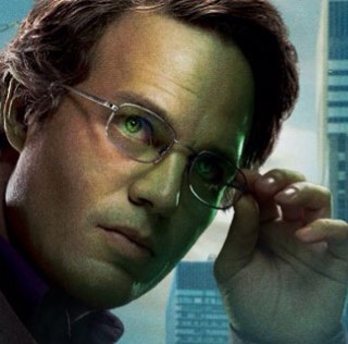 Scientist who is in hiding to control his anger.