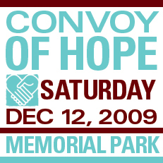 BIG EVENT!! 10AM on Dec. 12, 2009 @ Memorial Park, San Diego, CA 92113 (While Supplies Last)