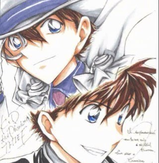 Ladies and gentleman! It's me, the one and only Kaitou Kid! What more do you need to know? (Is both Kaito and Kaitou Kid, will tell when is Kaito Kuroba)