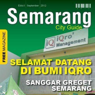 SmgCityGuide's profile picture. Semarang City Guide Adalah sebuah free magazine yang memuat berbagai informasi tentang kota semarang,Khususnya mengenai obyek-obyek wisata di kota semarang.