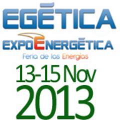 Egética-Expoenergética, feria de las energías, 13 - 15 noviembre 2013. #Energia #EficienciaEnergetica #Renovables #Valencia