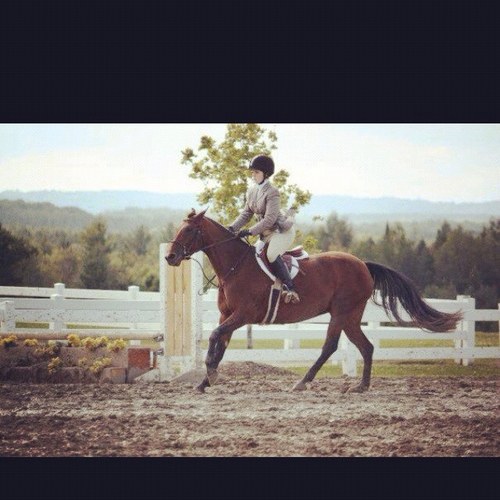 18 year old rider just trying to find her perfect distance. If you're lost, follow me.