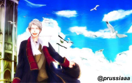 Personification of Prussia. Warning! I'm awesome... you're not! I'm the awesome one! Kesesesese~ #HetaliaFamily