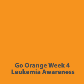 4th Annual Going Orange Week! For the 1st wk in Feb, Feb 3 -9 Turn facebook, twitter and google + (#GoOrangeWk) orange 2 show Orange Power 4 Leukemia Awareness.