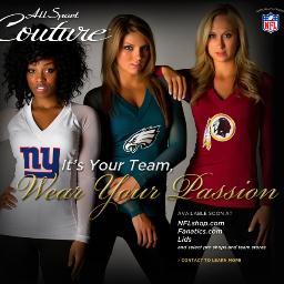 Wear your passion. 
Officially licensed NFL apparel for women.