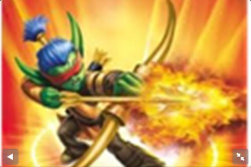 Hello im a skylander part of team terror and im awesome #singel and i have the power of fire! Also u mess with the slinger u get the bow!