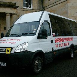 Darras Minibuses operate in North East of England.Our 16 seat luxury minicoach has large boot, DVD player and minibuses all have forward seats. Tel:01661 886000