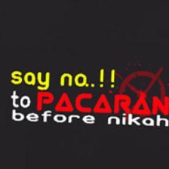 menjunjung tinggi cara yang benar, dan memberantas keras, cara2 jahiliyah.
say NO to PACARAN.. !!
Before Nikah