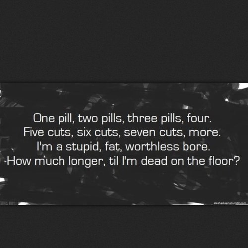 I am a selfharmer have depression im here to talk if you want