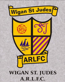 Wigan St Judes ARLFC Open Age twitter page for players and coaching staff