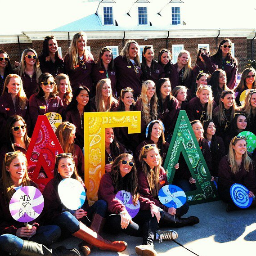 The Gamma Eta Chapter of Alpha Gamma Delta at High Point University.