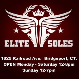 Connecticut's 1st Official Streetwear Boutique 1625 Railroad Ave. Bridgeport, CT Established October 16, 2010 #EliteKicks203