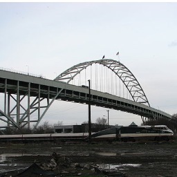 Longest main span of any bridge in Oregon & second longest tied arch bridge in the world. #BlackLivesMatter
