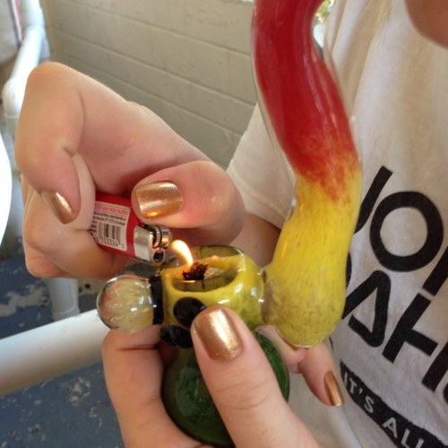 Live life to the fullest, and smoke weed everyday!! #StonerChick #girlswhodab #stonerforlife #PrettyPothead