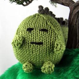 A grumpy, green monster!