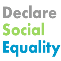 Every person born to this earth has equal right and responsibility to the earth & its resources come & sign the declaration.