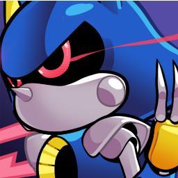 Robotic counterpart to Sonic the Hedgehog created by the great Dr. Eggman. Metallic perfection in a shiny blue casing. #SegaRP