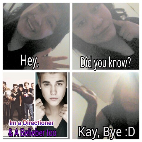 1Direction&Justin Bieber=My IDOLS:'D i LOVE them both equally :D i support the lads and justin with everything they do♥& ask for follow back ^~^