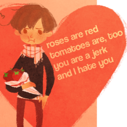 Ciao, I am Lovi. I really love tomatoes! Want one~? Too bad. Don't touch my curl! Mio amore: @MiChurros~ Bella sorella: @ItaliaFeli~ {Semi-sweet! Romano, RP 18}