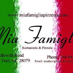 Family owned and operated pizzeria. We believe in serving the Finest Quality of Italian Food and Pizza from Mia Famiglia to Your Famiglia!!