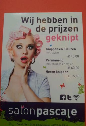 Eigenaar van Salon Pascale, voor dames,heren en kinderen. Gespecialiseerd Master-Colorist maar vooral passie voor het vak.