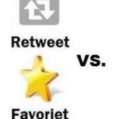 Wij tweeten 2 voorkeuren ~ Jij Retweet of Favoriet ~ Easy toch?