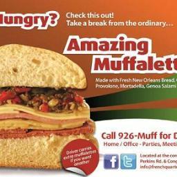 926MUFF's profile picture. Call 926-MUFF for fast muffaletta delivery!