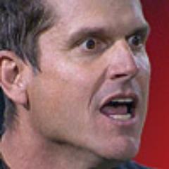 Jim Harbaugh's alter ego. We've all seen it. NOT JIM HARBAUGH #STOMPING #WHINING #WINNING