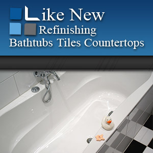 Like New Refinishing offers bathtub refinishing, tub and shower inlays, countertop refinishing, tile refinishing in the Denver area.