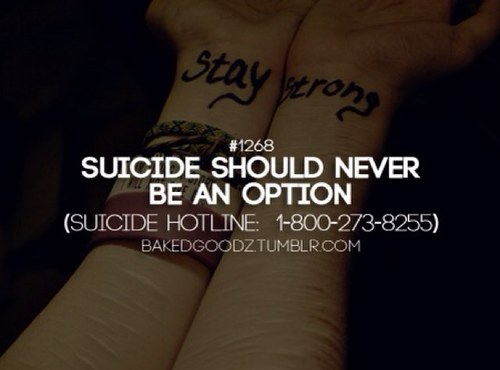 Suicide Is Not The Answer Im Here If You Need To Talk