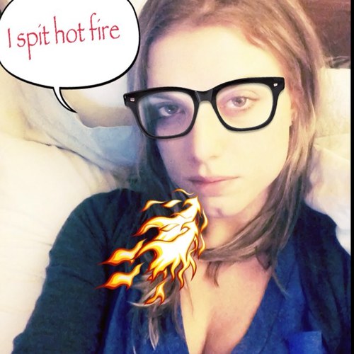 I spit hot fire.