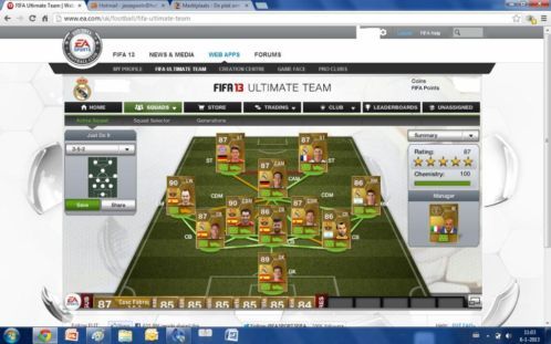 Ik ben onlangs gestopt met FUT en ik vind het zonde om niks te doen met mijn opgebouwde team daarom geef ik het weg. Check plaatje om het team te zien