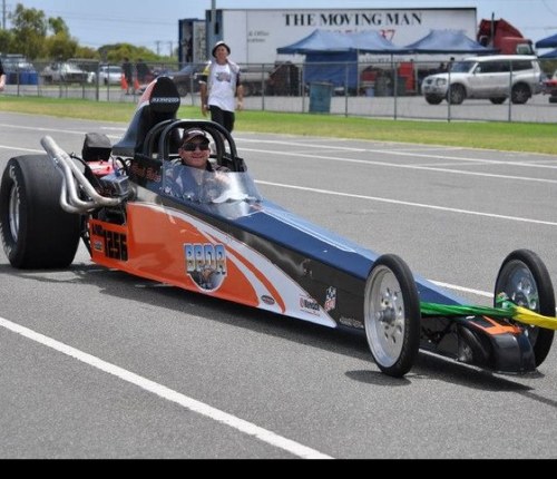 owner of Team BBDR - racing Modified Dragsters at the Perth Motorplex