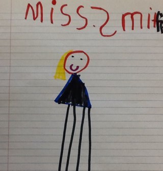 Look what we did at school today!