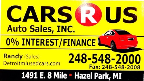 *Good credit * Bad credit* No problem ! ! !   *** We finance *** ~ Low Monthly Payments ! ! ! ! ~ Guaranteed Credit Approval ! ! ! LOCATED ON 8 MILE