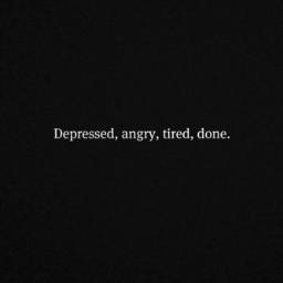 self harm anxiety depression !