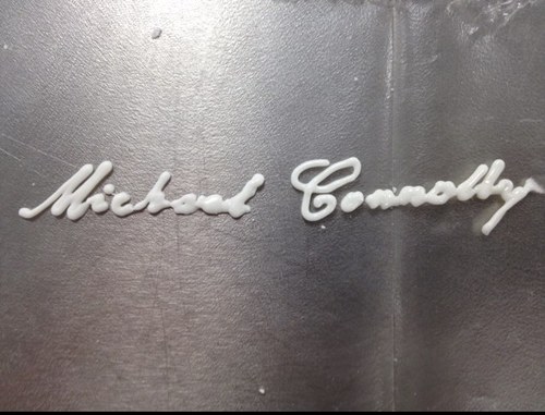 Man behind Connolly's Cakes; @Michael_Conno. Studying cake and cake decoration in Liverpool Community College.
