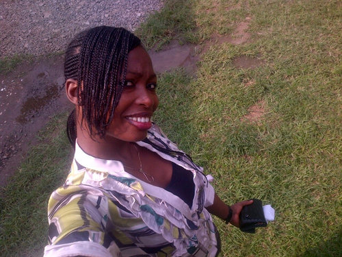 A good girl, with a good smile.