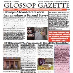 Glossop's brightest and most local paper, packed with Glossop gossip we can prove is true, and nowt past Mottram Moor