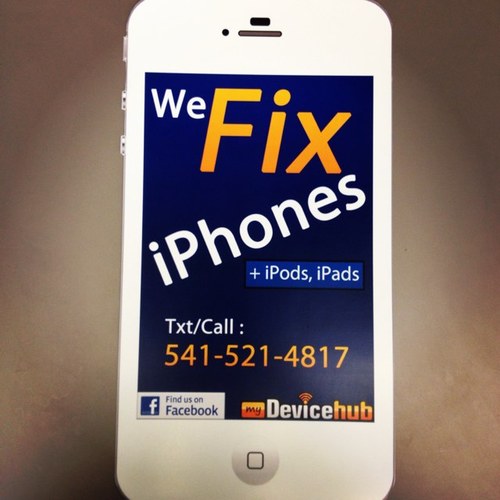 iPhoneFixEugene's profile picture. We repair iPhones, iPods, and iPads here in Eugene! Text or call 541-521-4817. We are located on 13th and Lawrence across from Berg's Ski Shop.