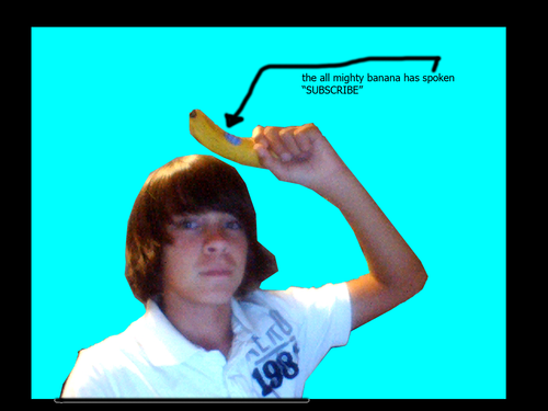 SplitBananaProd's profile picture. Is it getting hot in here or is it just me?