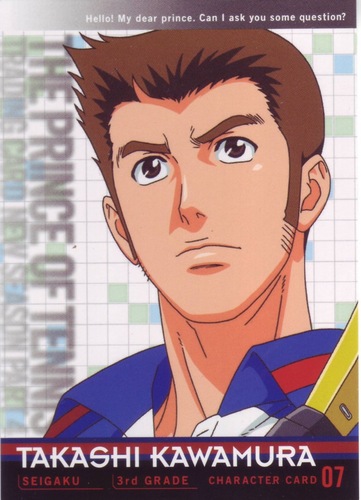 H-Hey.... I'm on the Seigaku tennis team, Tak- [Is given a racket] AWRIGHT!!! I'M BURNING, BABY~!! [PoT] [RP]