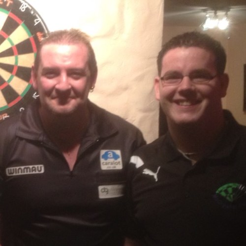 Captain of McCrystal palace darts team love darts and my wife