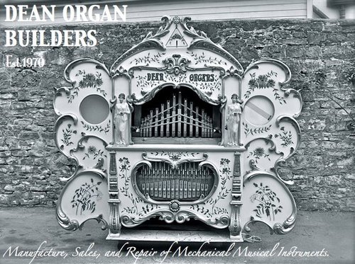 Dean Organ Builders For Manufacture, Sales & Repair of Mechanical Musical Instruments. The Music Box Shop For Music Boxes, Music Gifts and Musical Instruments.