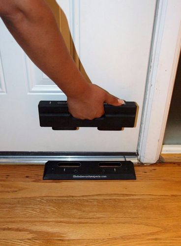 The OnGard security door brace prevents burglaries & home invasions. No more door kick-ins!