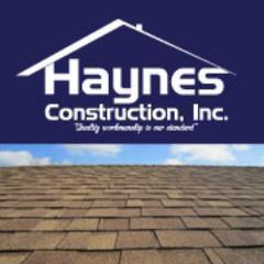 Haynes Construction, Inc. is a licensed contractor that works on improving the exterior of homes.