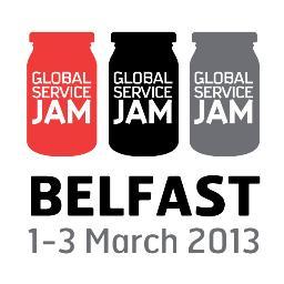 We're hosting Belfast's first Global Service Jam 1-3 March 2013 & we'd love to see you there! #GSJ13

http://t.co/lamEPryj 

(tweets by @gingedarce or magic)