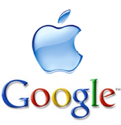 Apple & Google, Apple + Google, Apple vs Google, Apple - Google, Apple = Google, Apple != Google