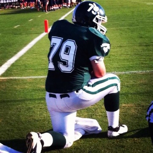 I love God, family, and football.
